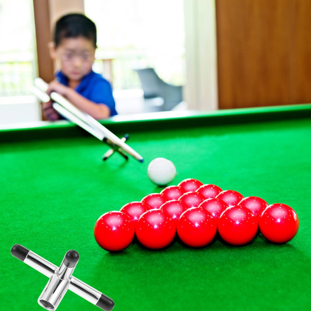 Billiards Cue Rack Pools Table Accessories Portable Cross Bridge