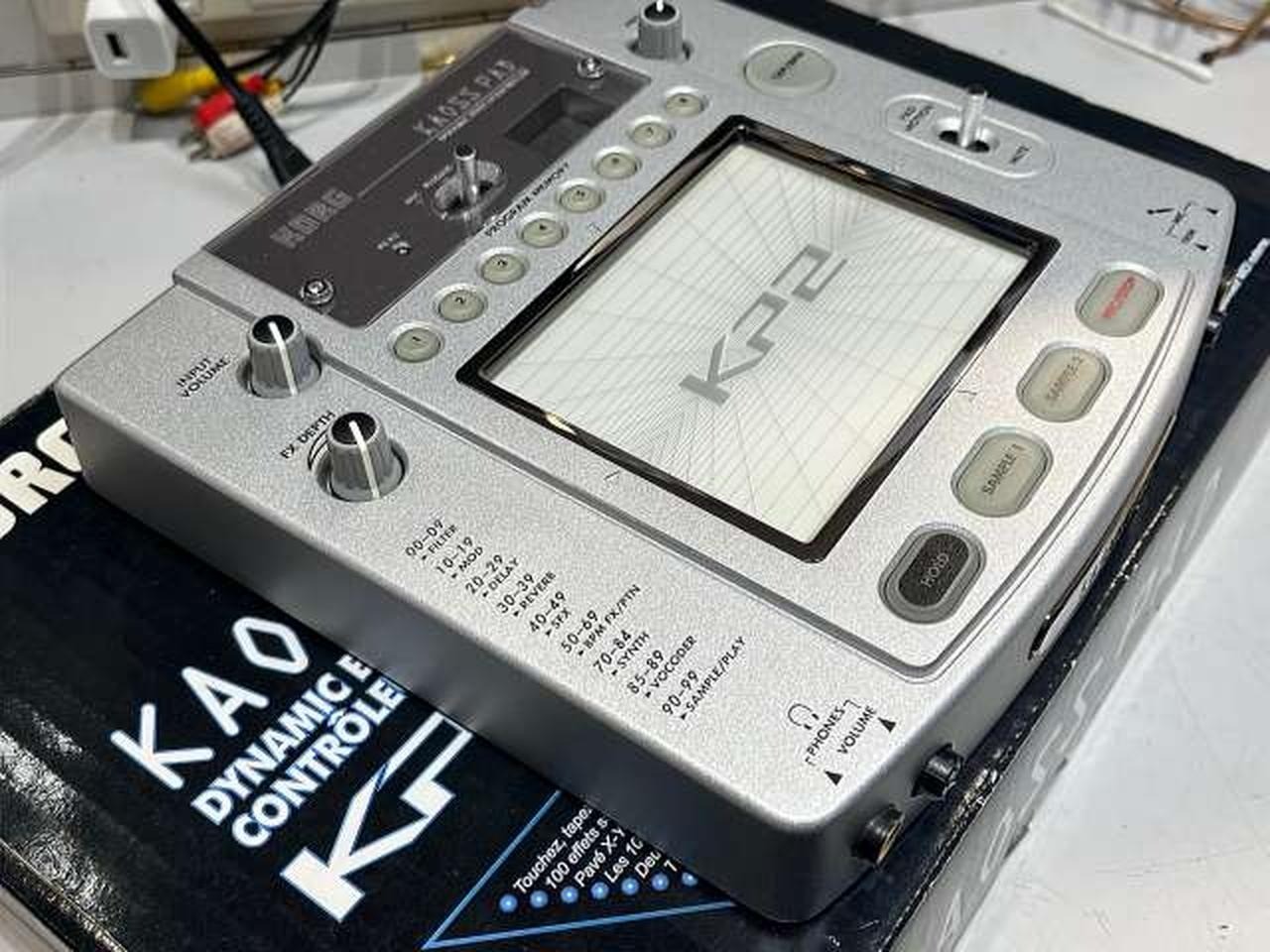 KORG KP-2 KAOSS PAD Dynamic Effect Controller DJ Sampler w/ Box & Manual Japan