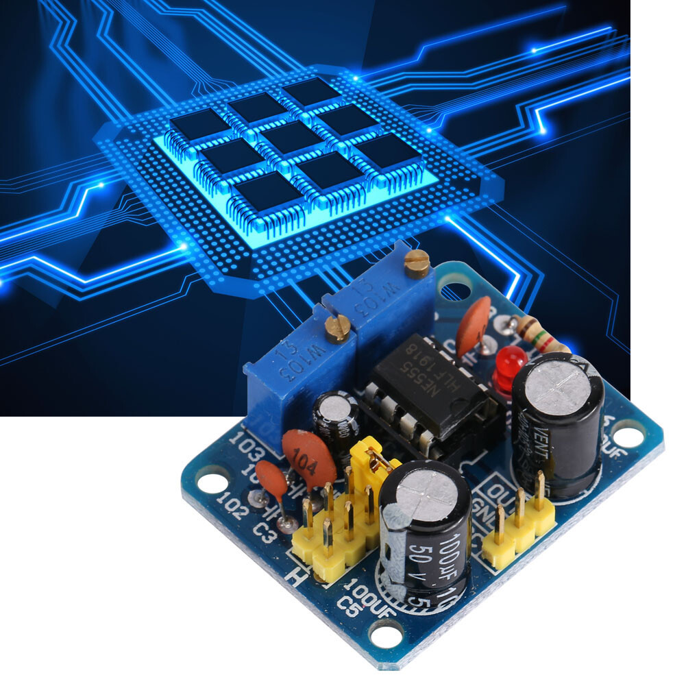 NE555 Pulse Frequency Generator Duty Cycle Generator Board Module