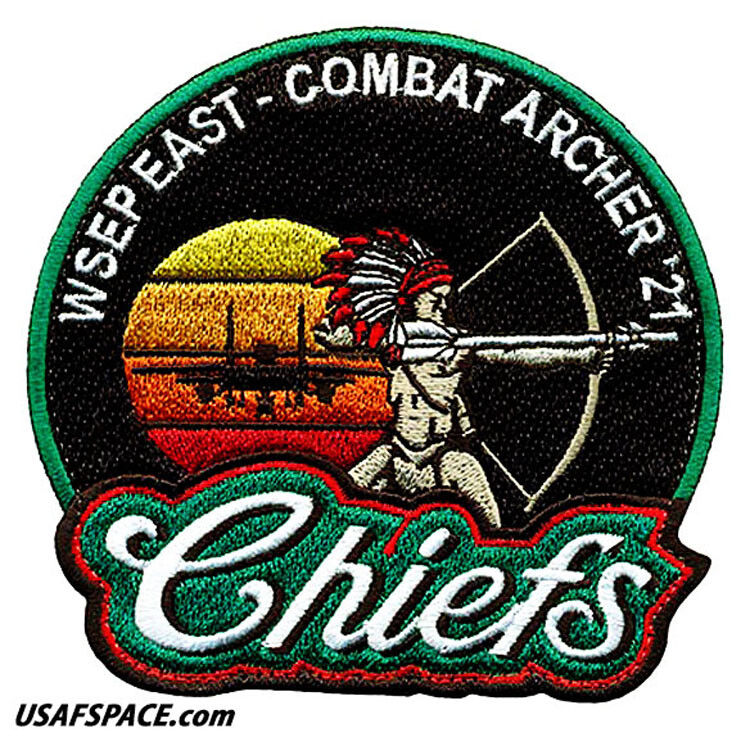 USAF 335th FIGHTER SQ -WSEP EAST & COMBAT ARCHER 2021-Seymour Johnson AFB PATCH