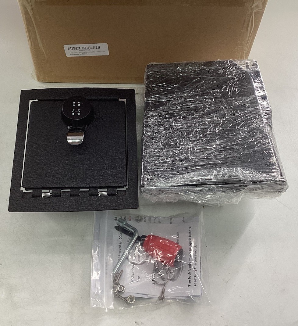 WASI Center Console Gun Safe Lock Box With 4 Digit Code