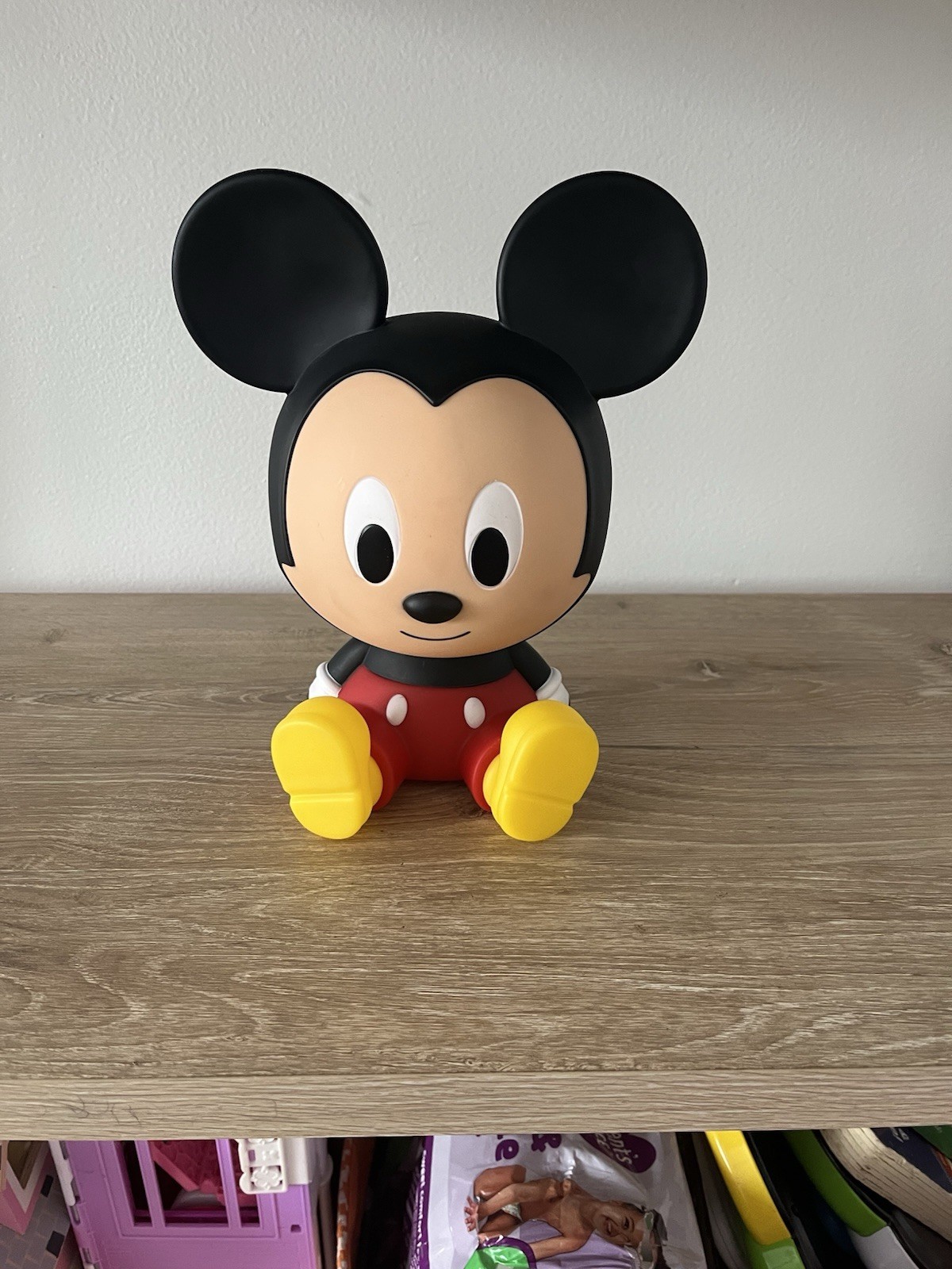 Mickey Mouse Sitting PVC Coin Bank