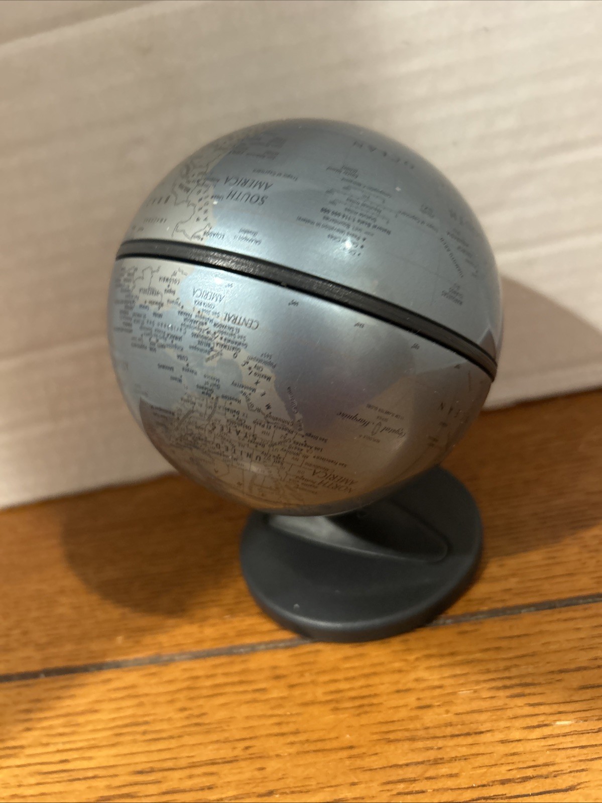 Vintage 2001 REPLOGLE Mini Globe 6” Tall w/ Stand Desk Globe EUC
