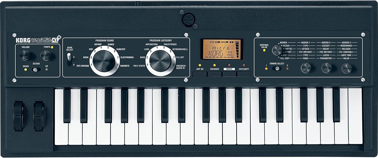 KORG microKORG XL+ Analog Modeling Synth keyboard + Vocoder VG++/EX in Box