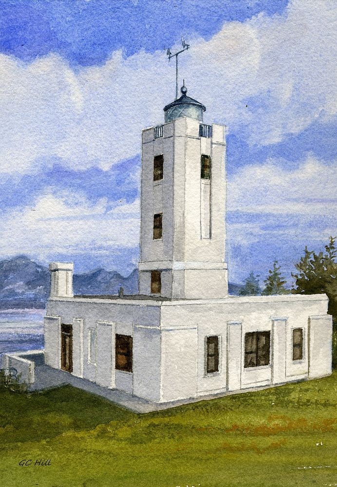 Five Finger Islands Lighthouse Alaska Inside Passage Watercolor Notecards