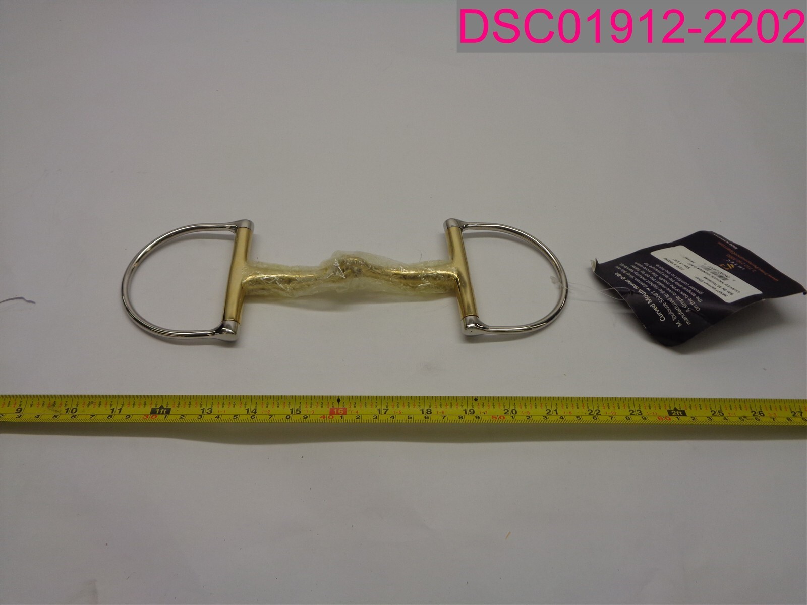 M.Toulouse Sanft Curved Mouth Hunter D-Bit 5-3/4" #180056 16mm German Silver