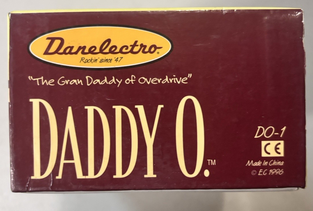Danelectro Daddy O Guitar DO-1 Effects Pedal with Box and Paperwork