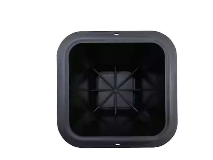 6 in. Black Bed Risers (4-Pack)