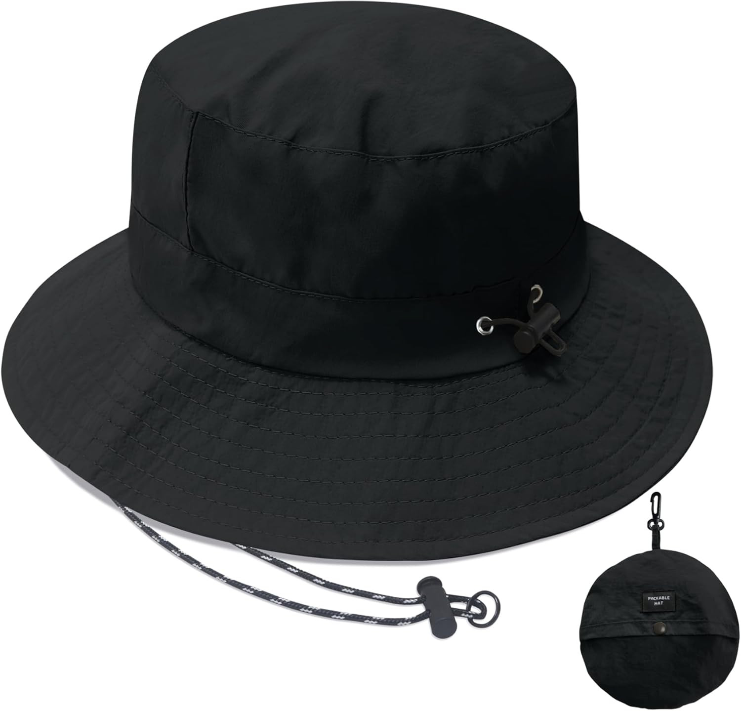 Waterproof Bucket Hat Rain Quick Dry Hats for Men Women Packable Sun Hat for Fis