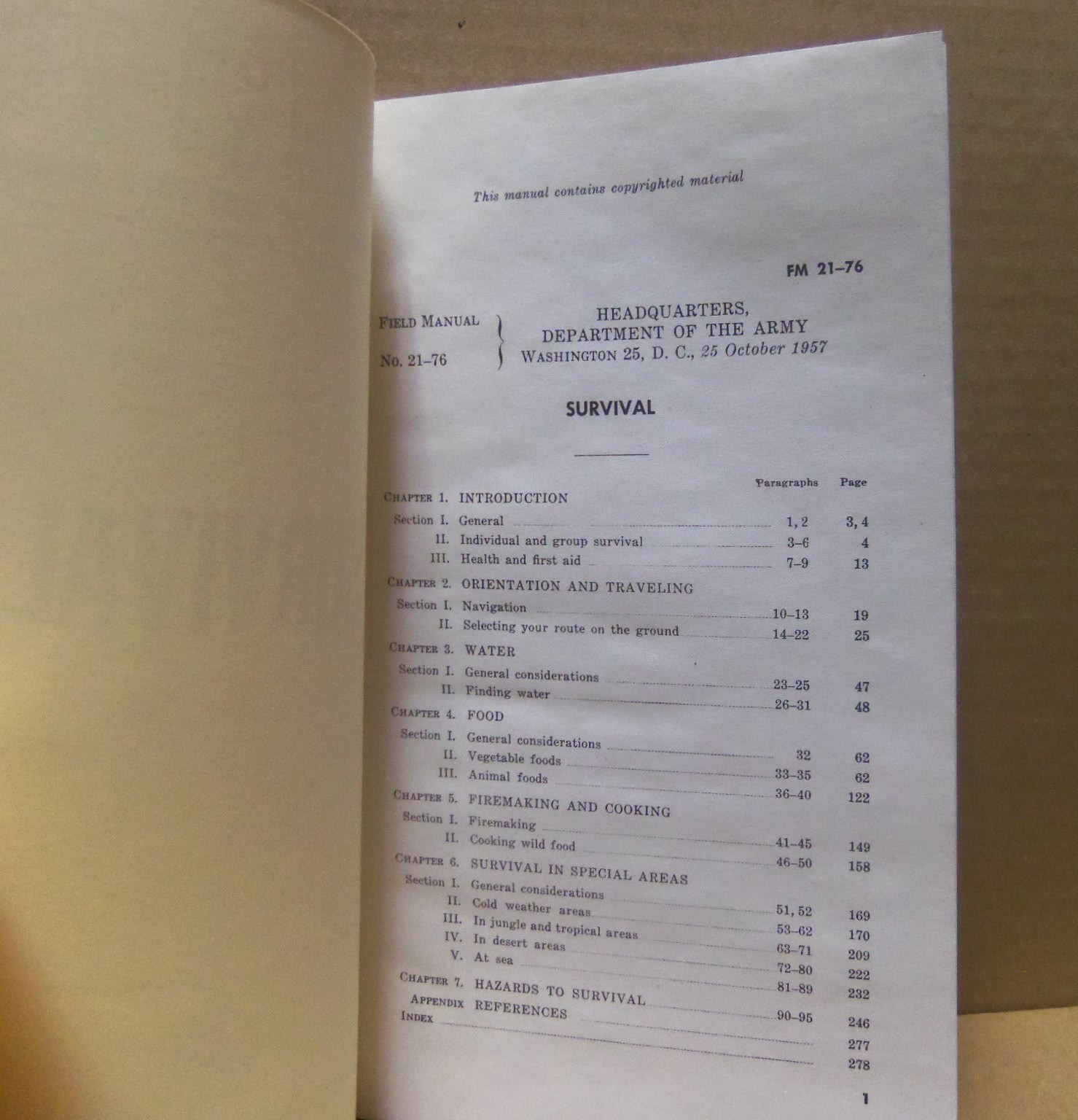 FM 21-76 Survival Manual - October 1970