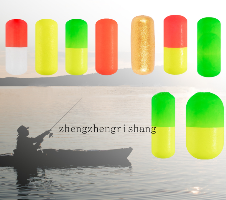 50Pcs Pompano Rig Floats Foam Float Cylinder Float Snell Floats for Surf Fishing