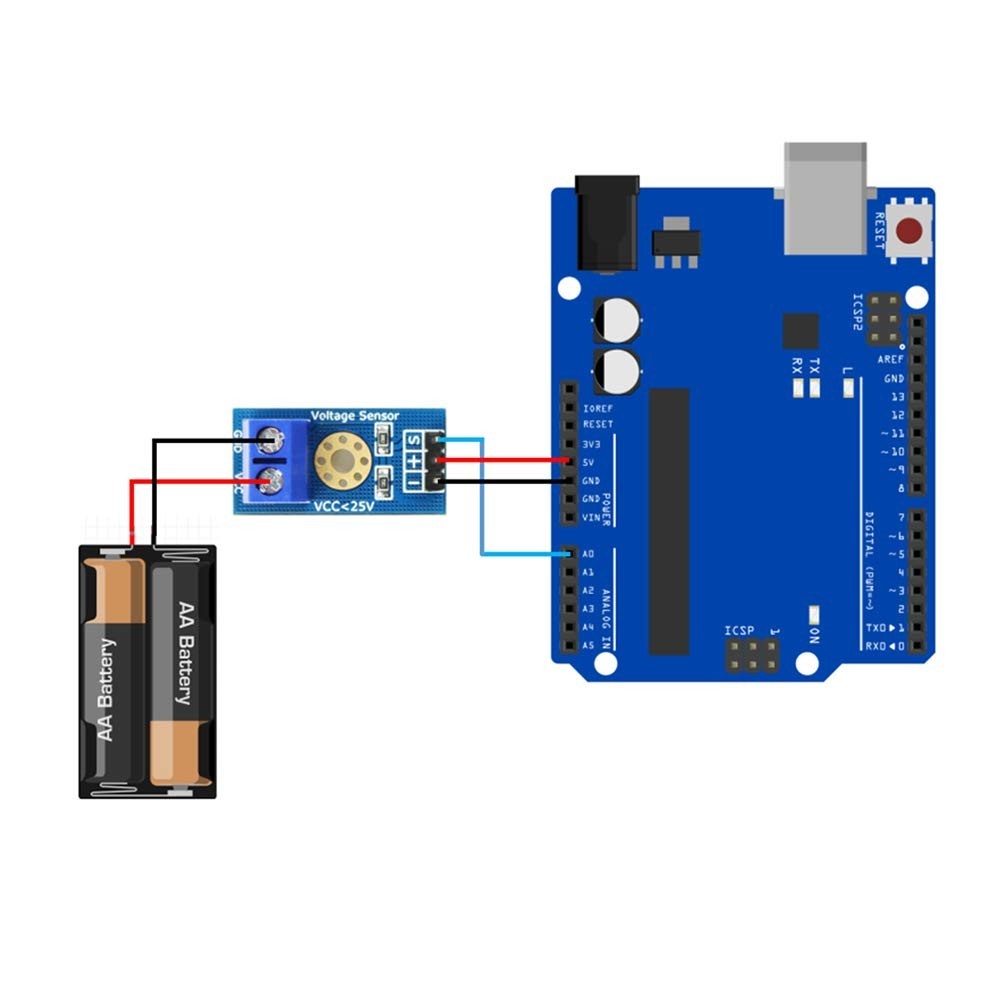 Versatile 30A Current and Voltage Sensor for Arduino - Ideal for DIY Electronics
