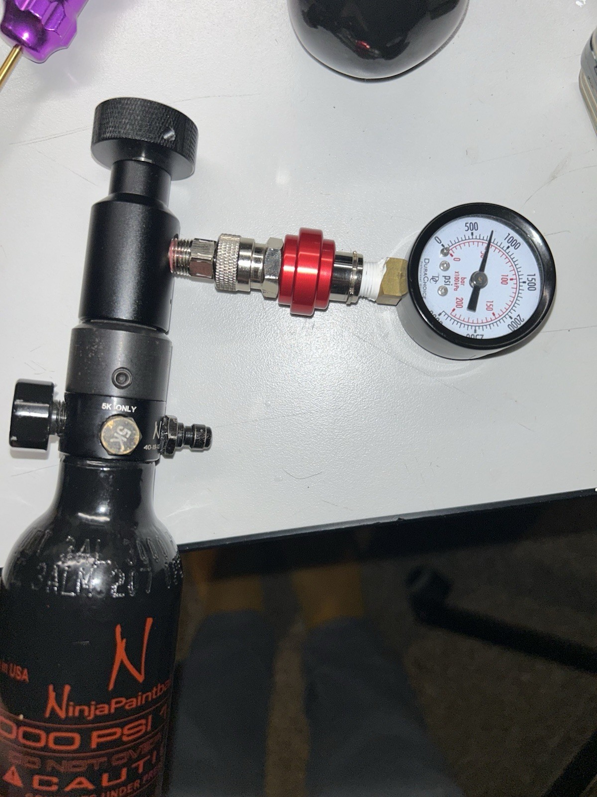 Ninja .22L With 700psi Output Regulator Aluminum 3 000psi Air Bottle Tank PCP