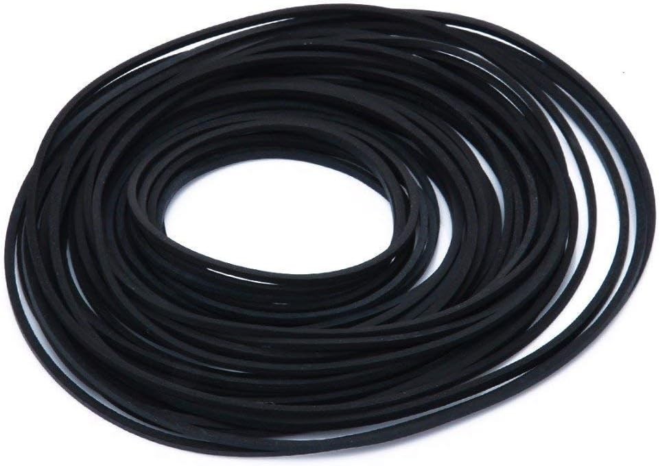 DVD Rubber Belt 20mm to 100mm Cassette Mixed Square 100mm, Black