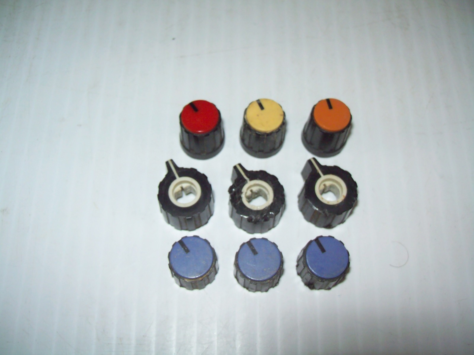 Vintage 1980's YAMAHA Digital Reverberation 12-Bit Model R1000 Knob Set in GUC