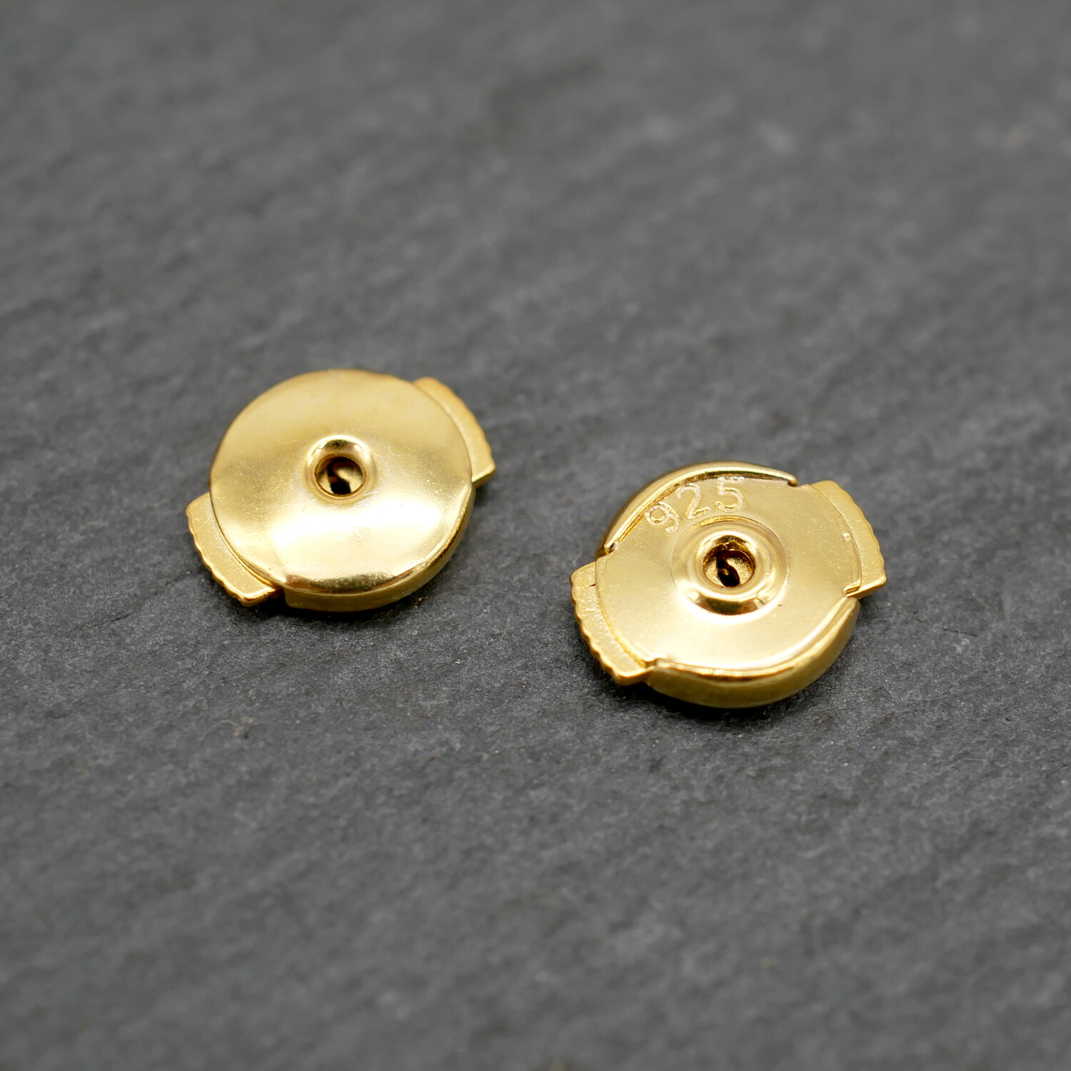 Gold Tone Locking Earring Backs Sterling Silver Earring Backs For Studs A4395