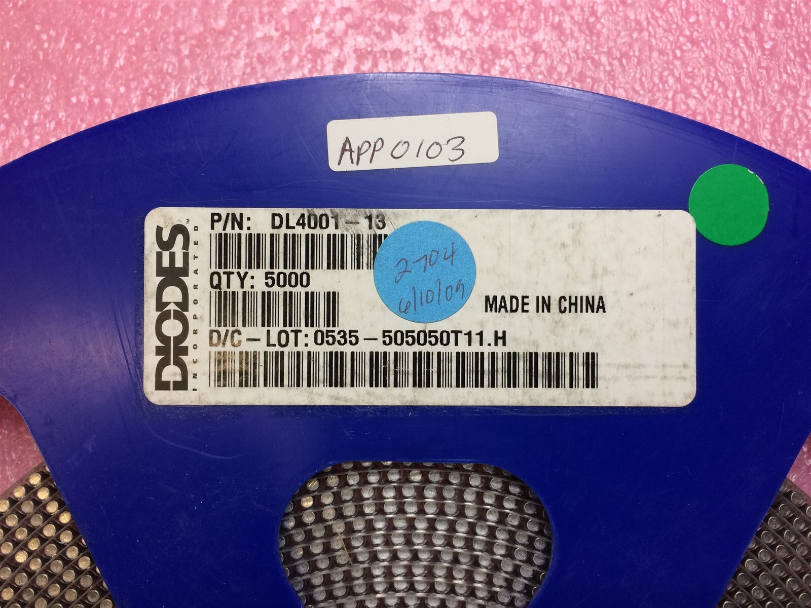DL4001-13 DIODES DIODE GEN PURP 50V 1A MELF 100 PIECES