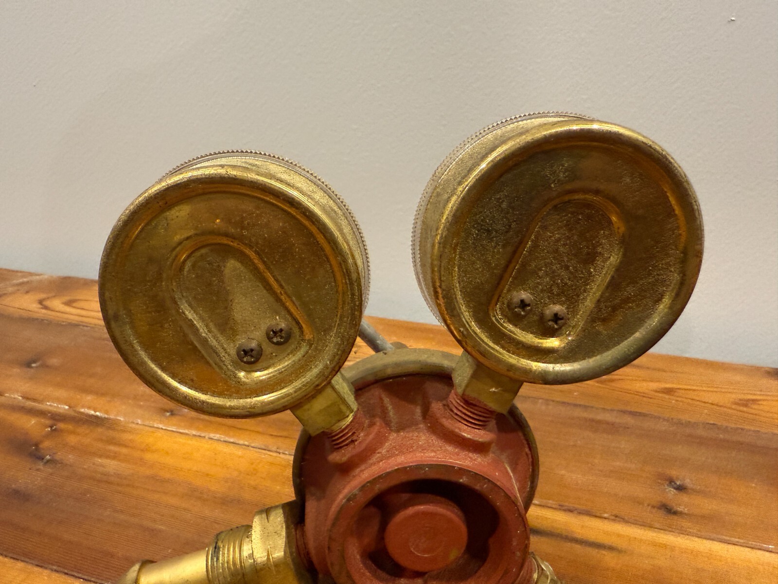 Brooklyn NY Acetylene Oxygen Brass Regulator S-S Co.
