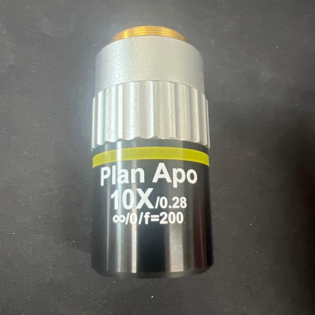 Mitutoyo Plan Apo 10x/0.28 Infinity Microscope Objective Lens f=200 Nikon Spec