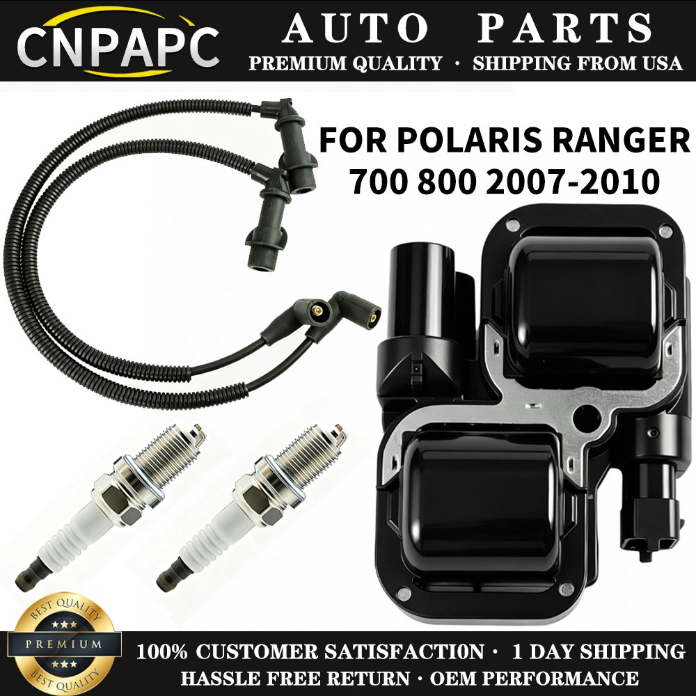 Ignition Coil w/Spark Plug Wire for Polaris Sportsman 800 EFI 6x6 2006-2010