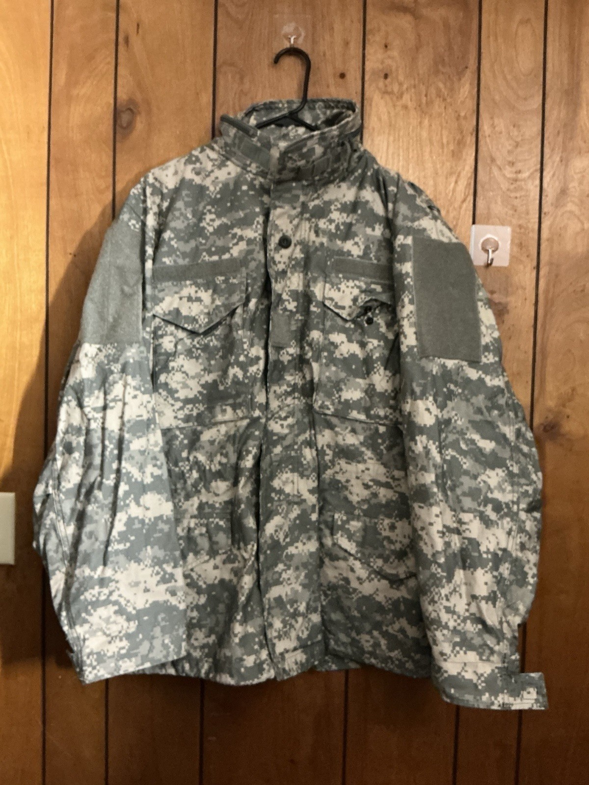 US Army Cold Weather Field Coat ACU Digital Camo Field Military Large Reg