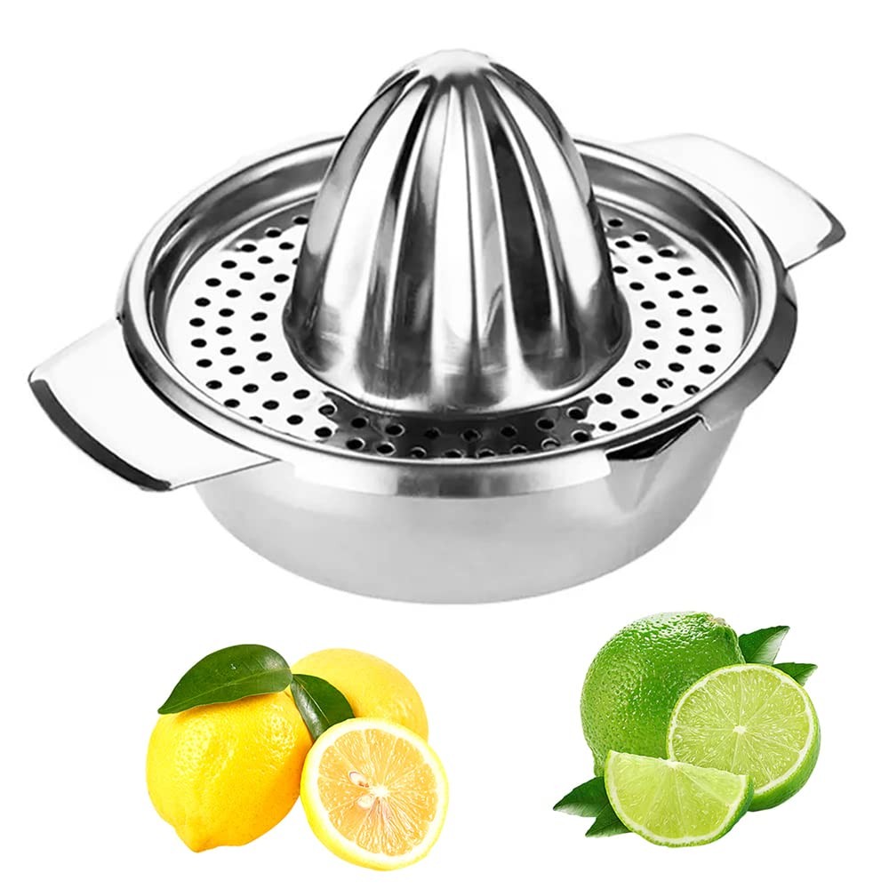 Stainless Steel Citrus Orange Juicer Lemon Lime Fruit Tool Hand Squeezer
