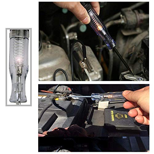 6V-12V-24V DC Car Circuit Tester Light, Professional Auto Voltage Continuity