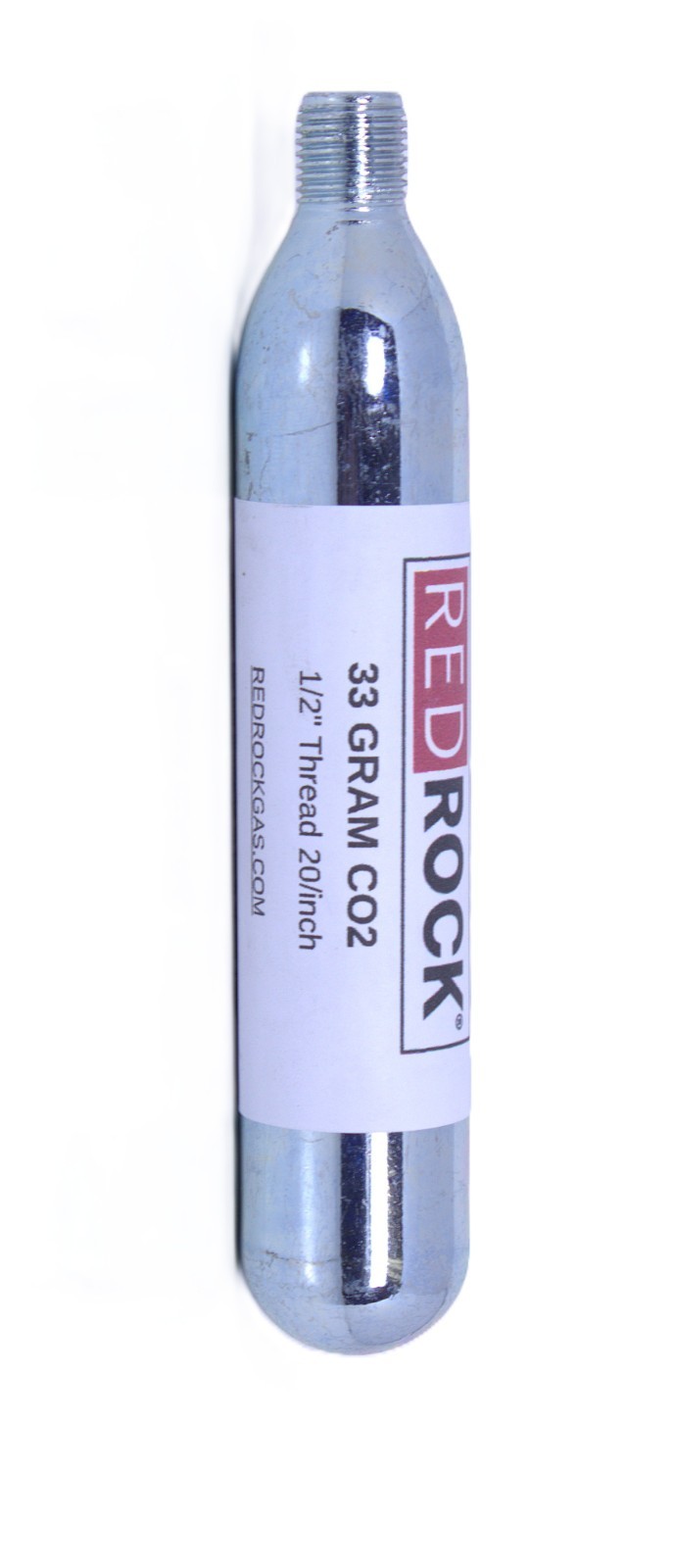 33 Gram 1/2" Threaded CO₂ Cartridges – Industrial Grade – 100 Pack