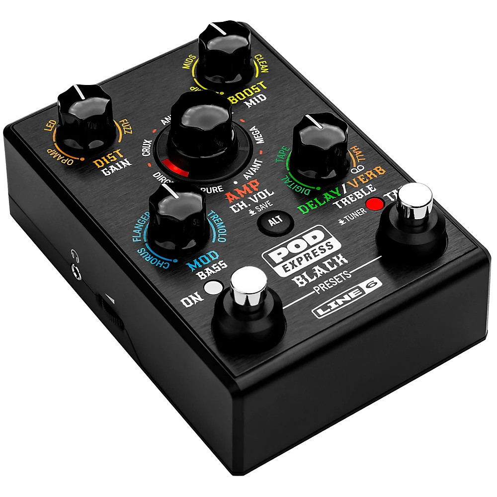 Line 6 POD Express Black Guitar Effects Pedal Refurbished