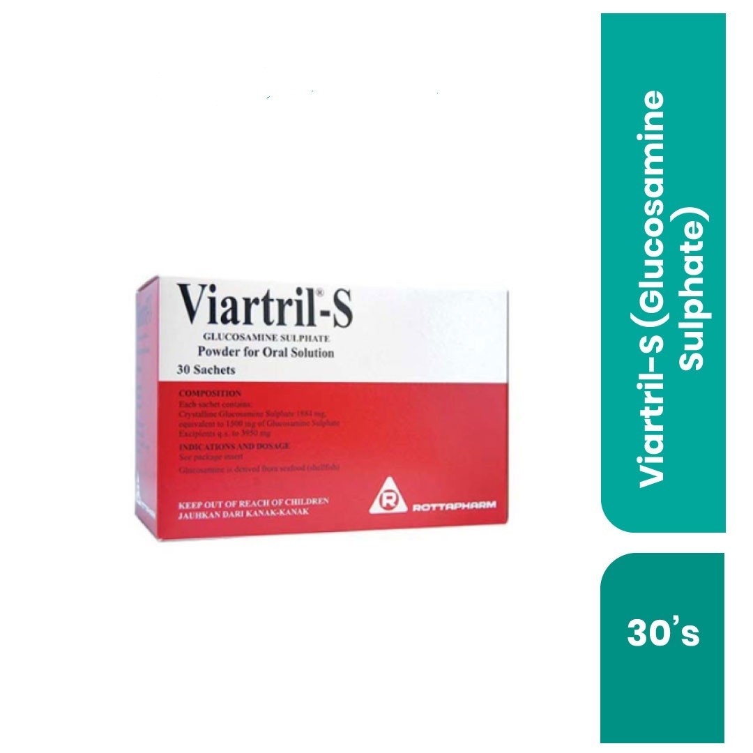 Viartril-S 1500Mg 30's Powder For Joint Pain Glucosamine Sulphate  FREE SHIPPING
