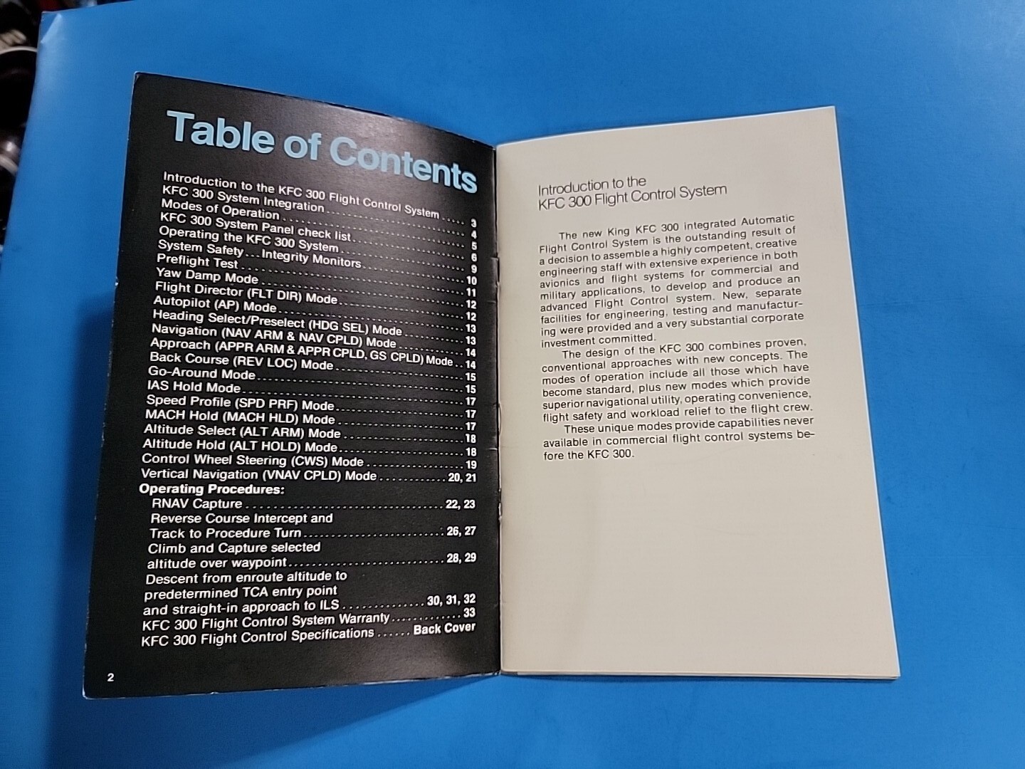 King KFC 300 Flight Control System Pilot's Manual VG++