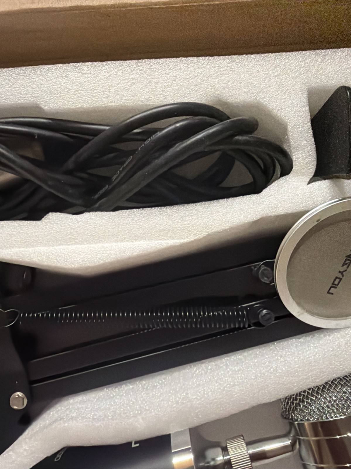 Audio Microphone Bundle BM-8000 Mic w/filters Studio Recording Open Box 🥰