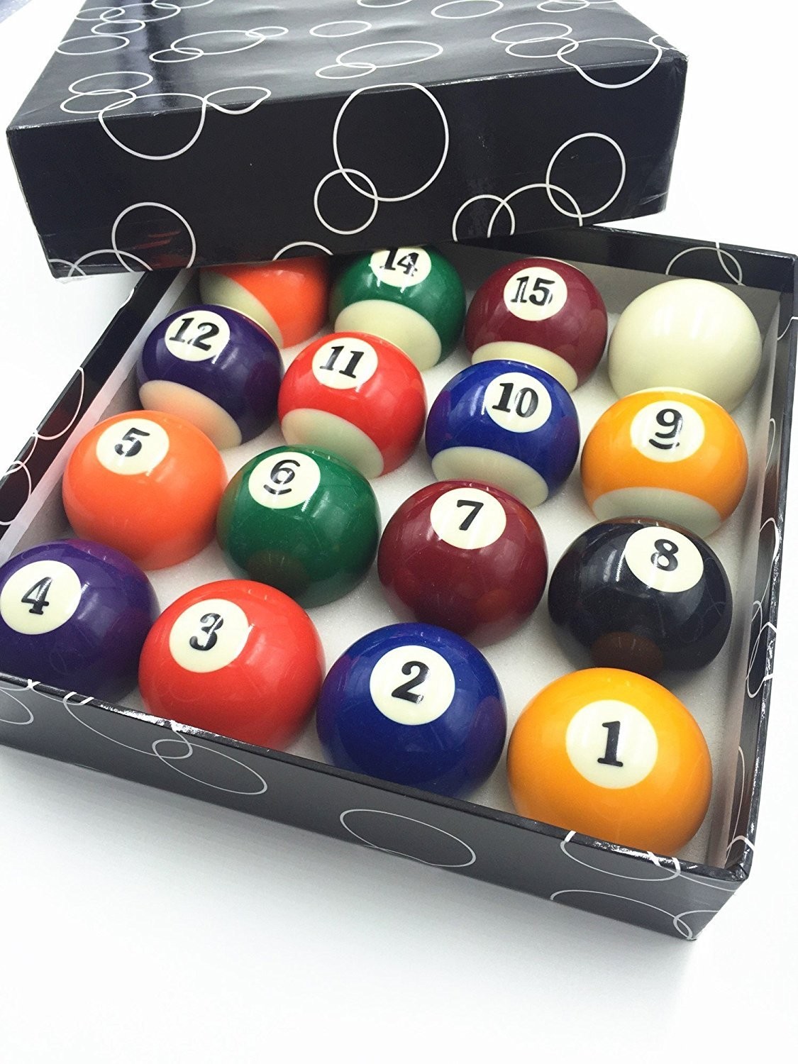 Pool Snooker Billiard Table Balls 2 inch (50.8MM) 16 Ball Set