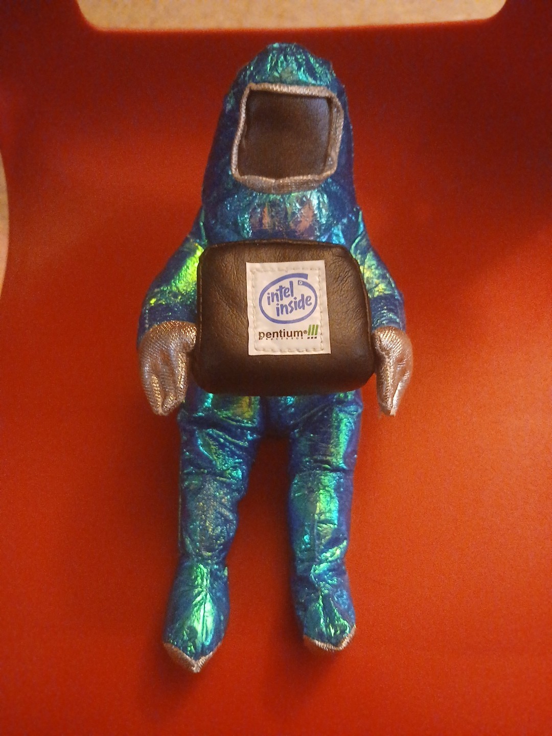 vintage 1997 Intel Pentium II "Bunny People" astronaut plush toy