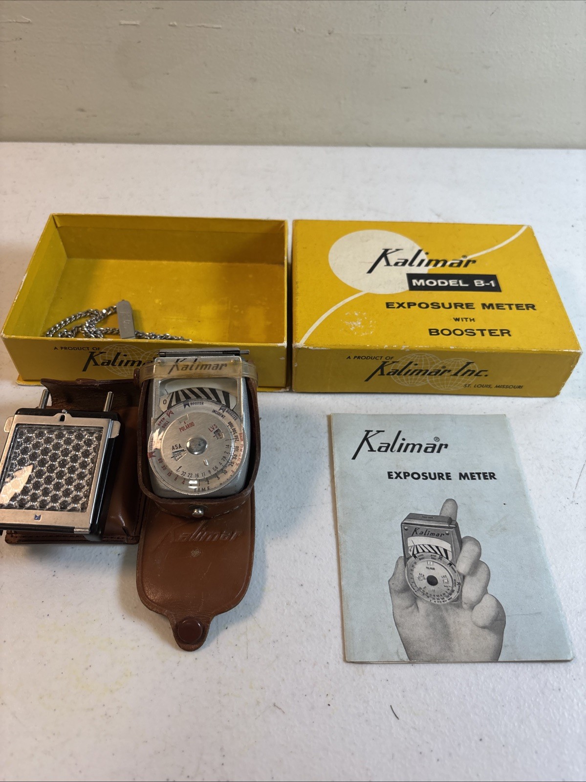 KALIMAR B-1 EXPOSURE METER & BOOSTER KIT W/Original Box VTG