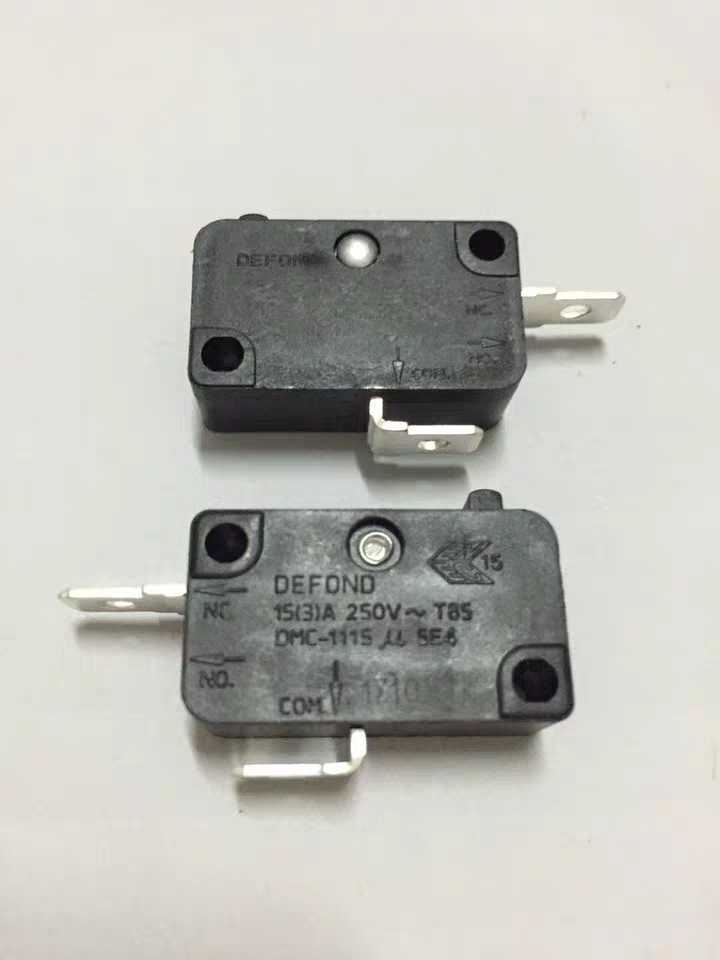 DEFOND DMC-1115 Micro Switch 2 Pins Press To Disconnect 15.1A 1PCS