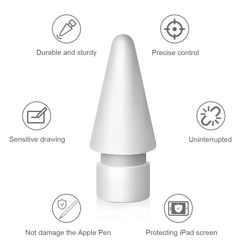 SIXFU Tips for Apple Pencil Tips, Apple Pencil Pro Tips, Apple Pen Tips, Case...