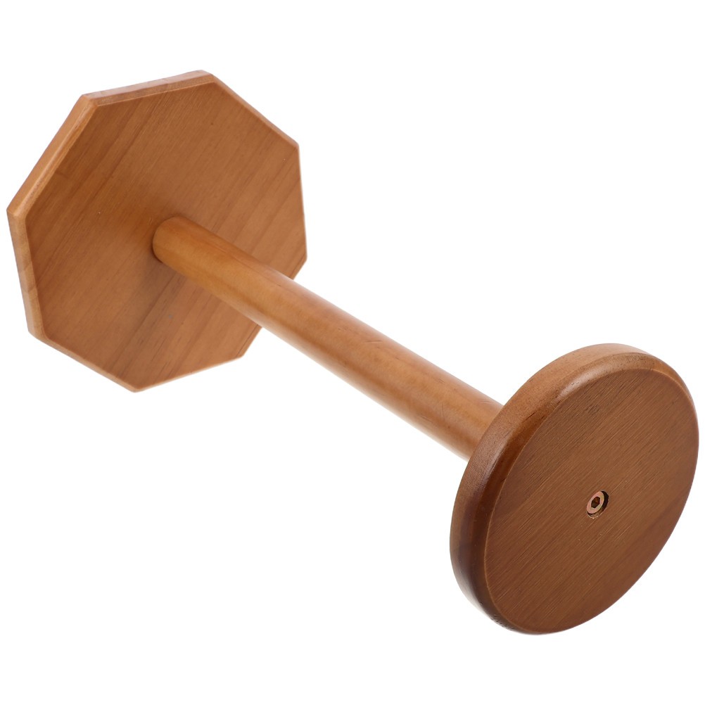 Cowboy Hat Stand: Tabletop Hat Display Rack Solid Wood Cap Display Holder - 13