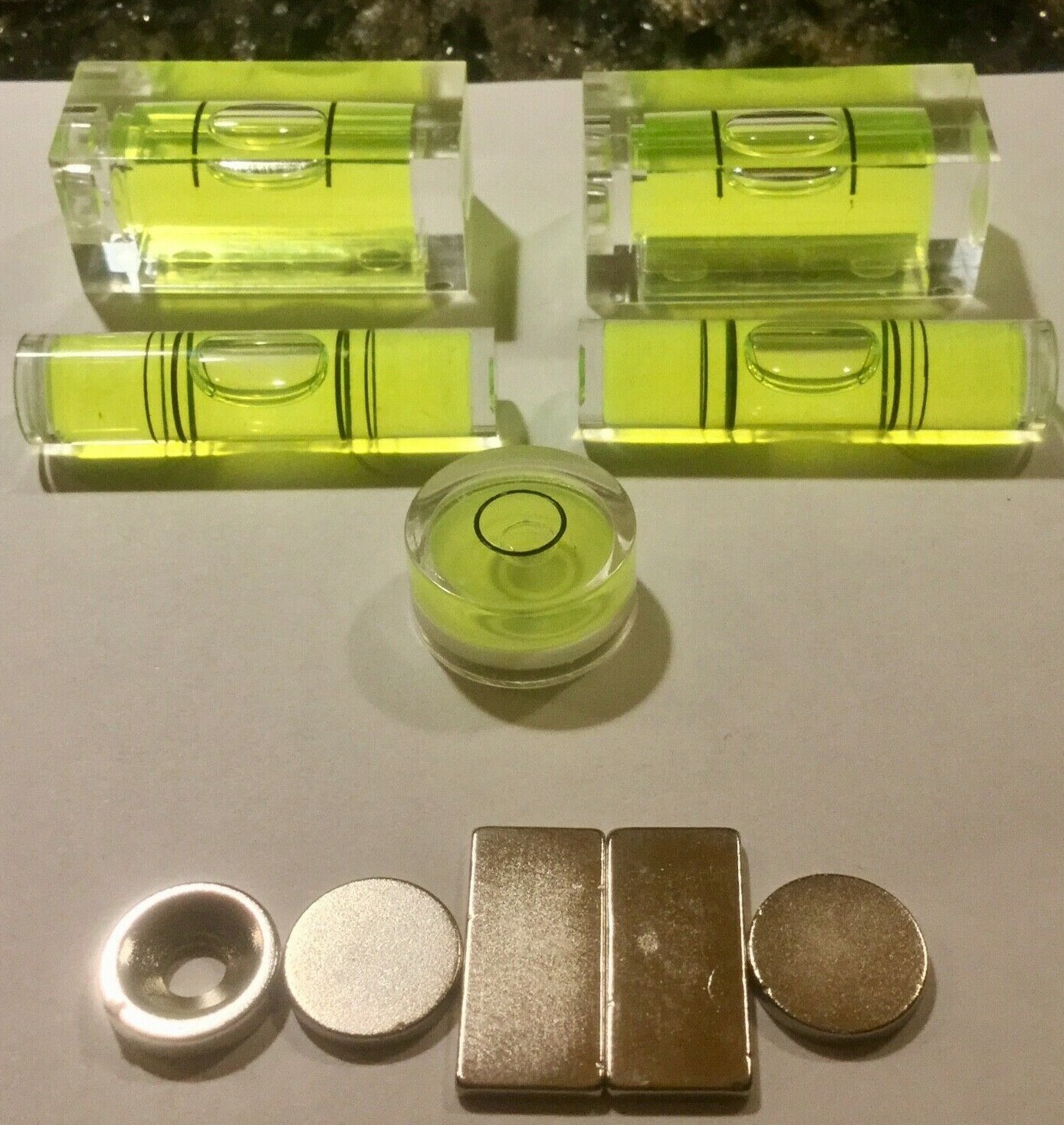 5 PCS DIY PRO XL MAGNETIC BUBBLE SPIRIT LEVEL Precision Gunsmith Scope rifle