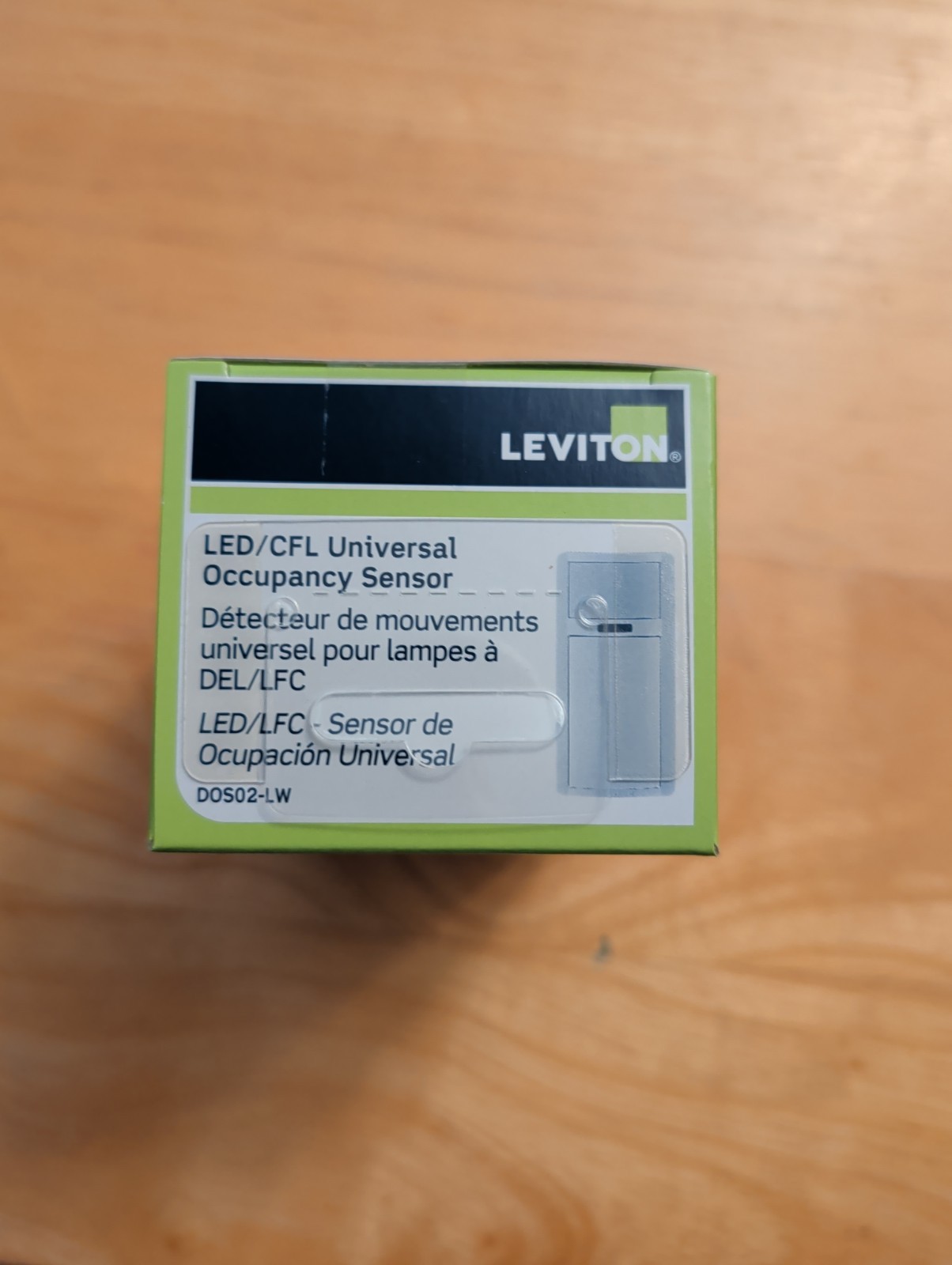 Leviton DOS02-LW 150W LED Single Pole White Motion Sensor Light Switch