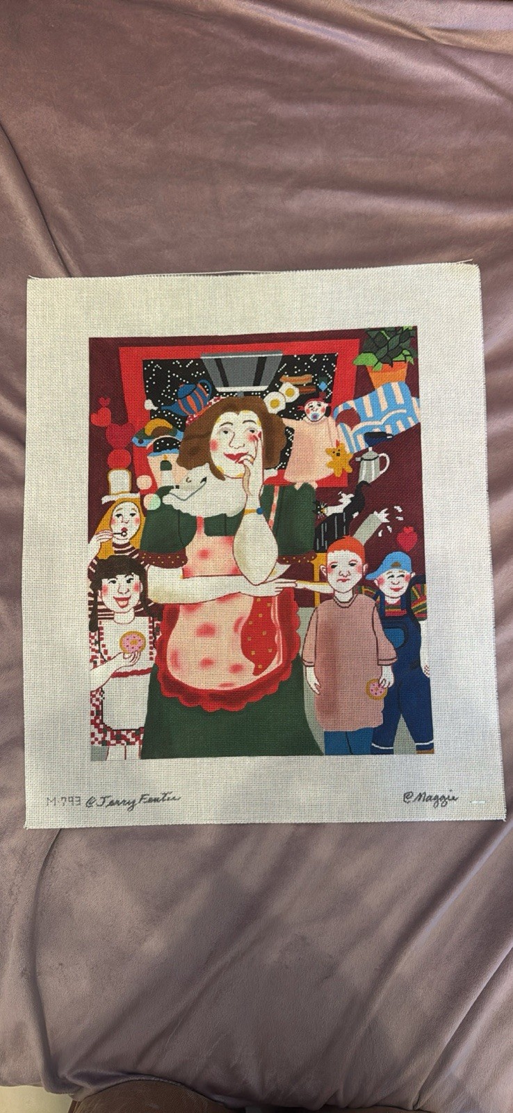 Maggie & Co Needlepoint Multitasking Needlepoint Canvas