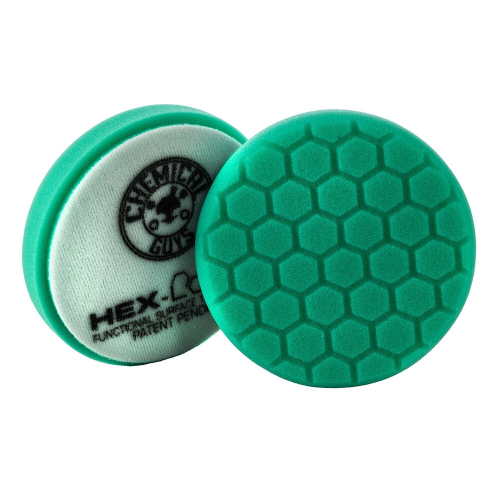 Chemical Guys BUFX_103HEX5 - Hex-Logic Heavy Polishing Pad, Green (5.5 Inch)