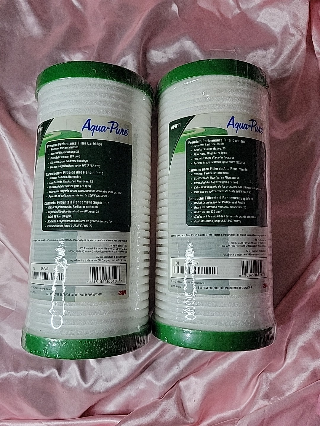 New 3M AQUA-PURE AP811 Premium Performance Filter Cartridge Lot Of 2