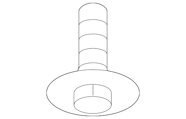 Genuine GM Radiator Support Splash Shield Bolt 11602140