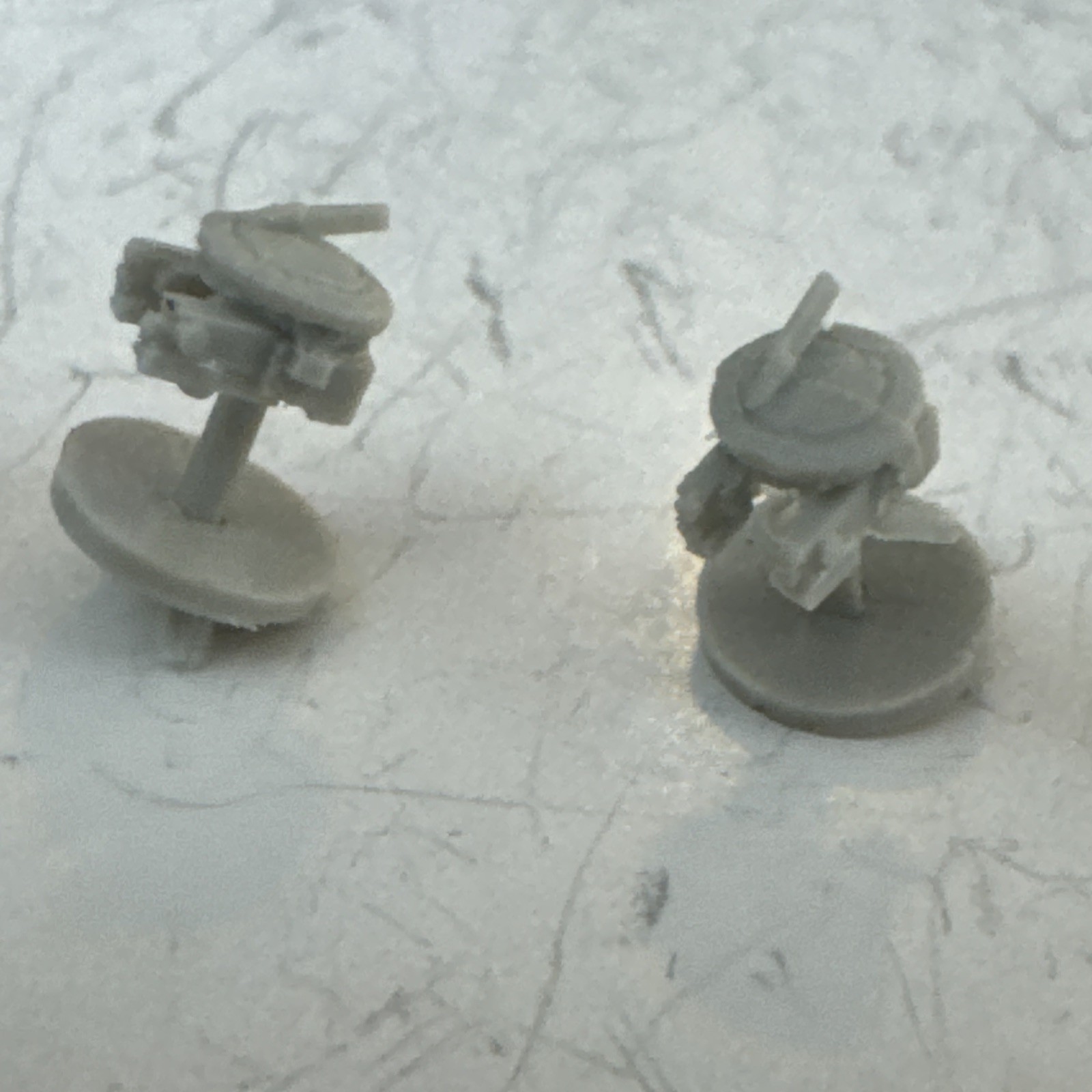 Warhammer EPIC 40K Forgeworld - Resin Tau - 5 Tau Gun Drones (lot 3) - 6mm