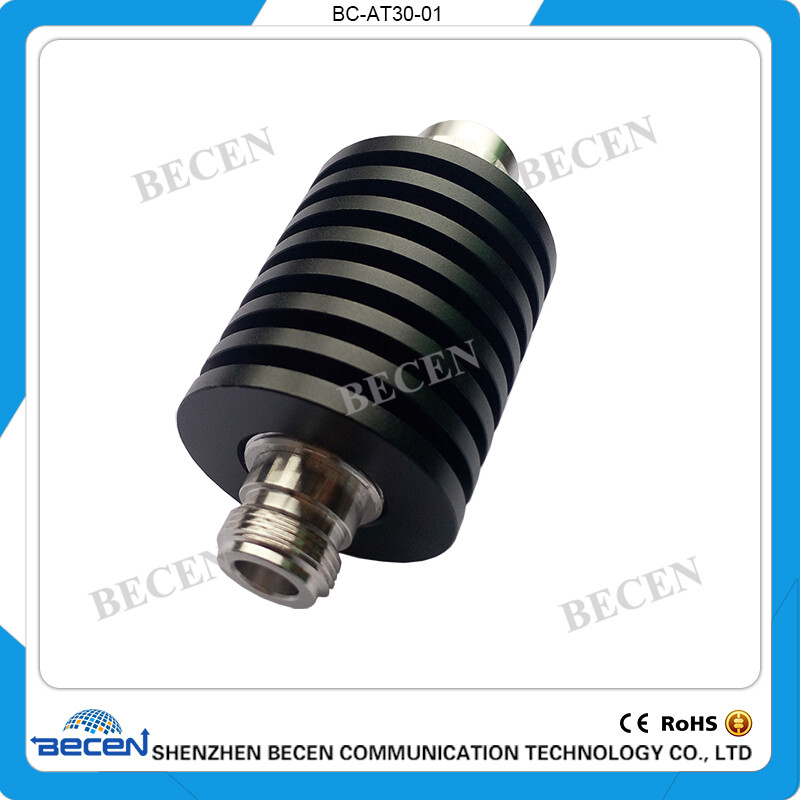 rf Attenuator 30W N 15dB Attenuator Plug male to Jack female 30 Watt DC-3Ghz