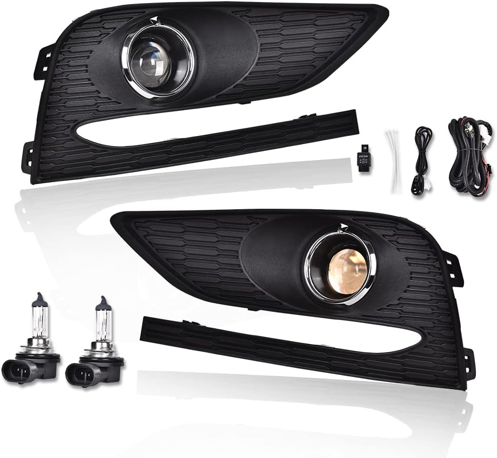 Bumper Driving Projector Fog Light for 2016-2018 Chevy Cruze (NOT LT Manual Dies