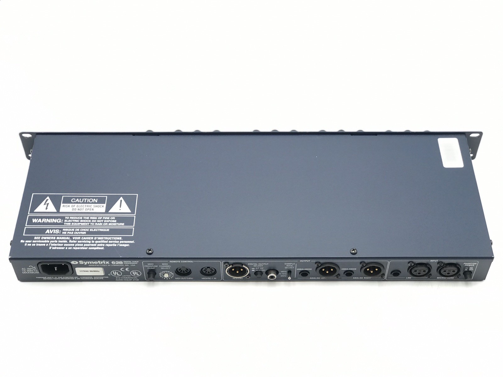 SYMETRIX 628 PROGRAMMABLE PARAMETRIC VOICE PROCESSOR