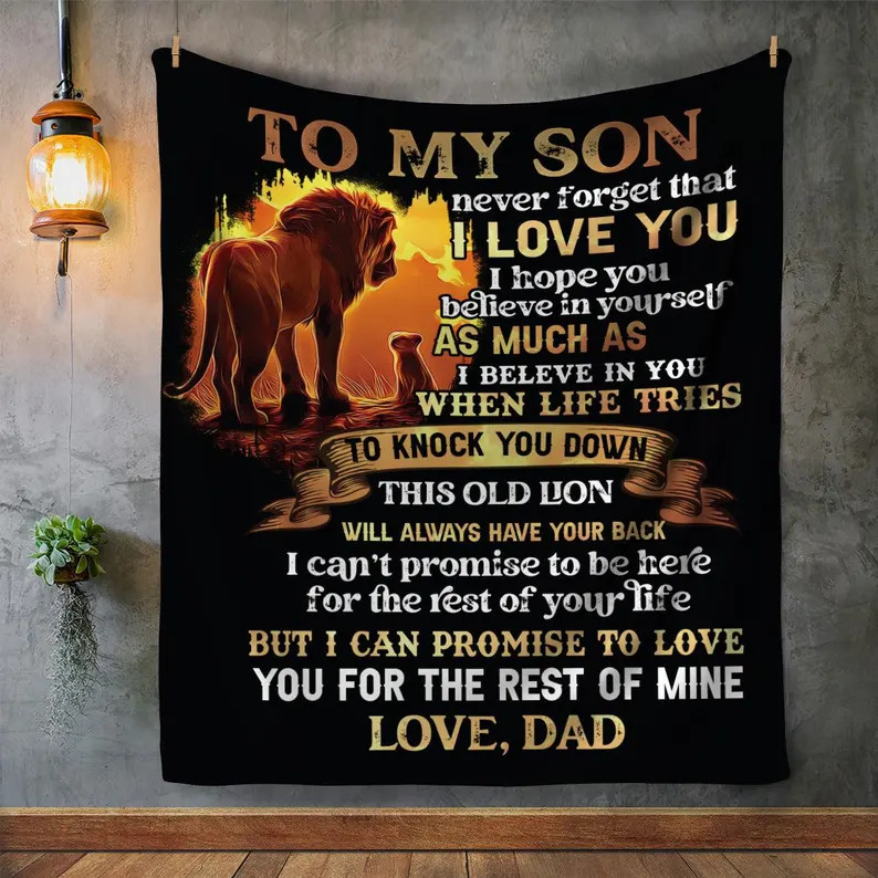 my son will always have your back Blanket Son