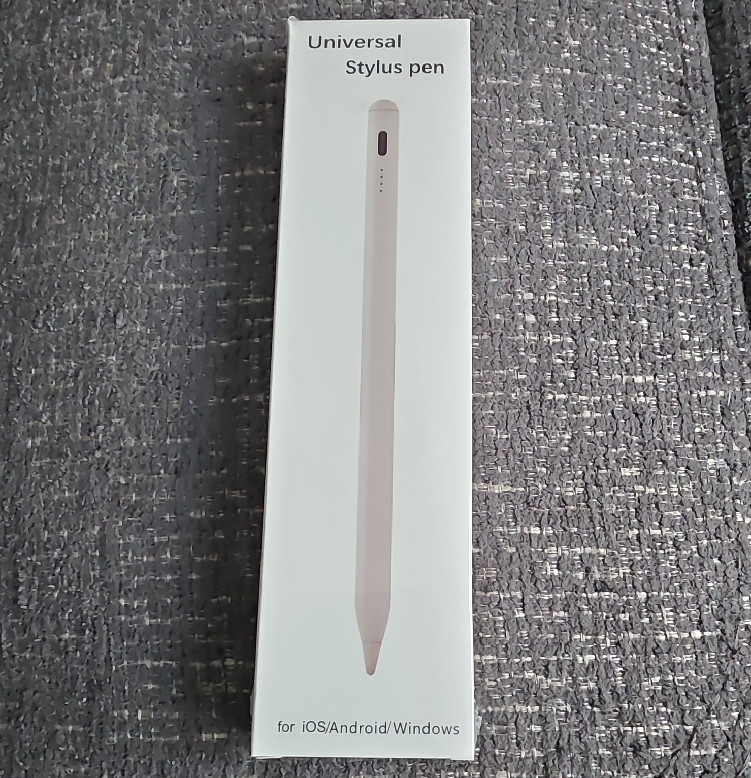 Universal Stylus Pen White, USB Type-C Charging, Long Battery Life iOS/Android